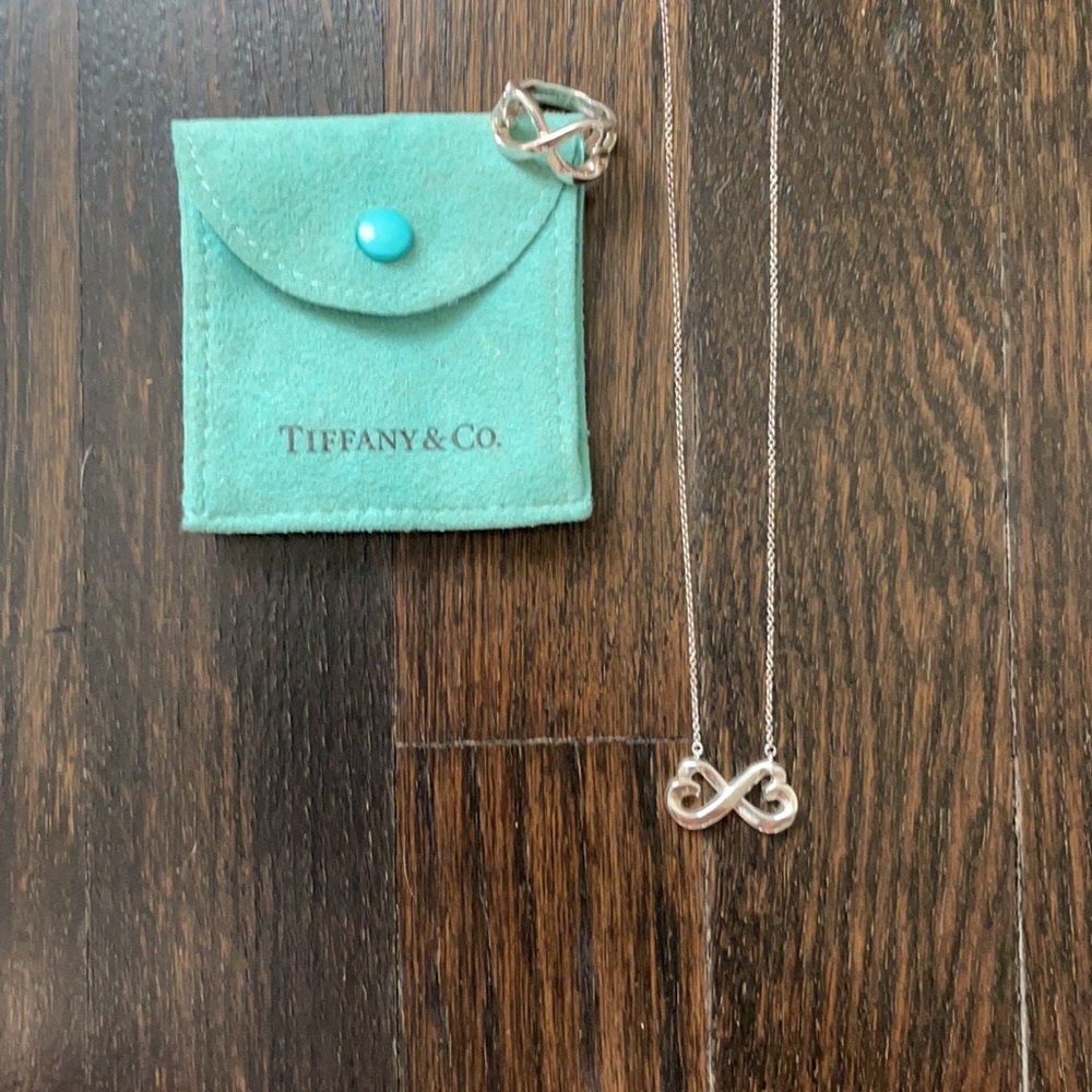 Tiffany & Co. Paloma Picasso infinity heart set.